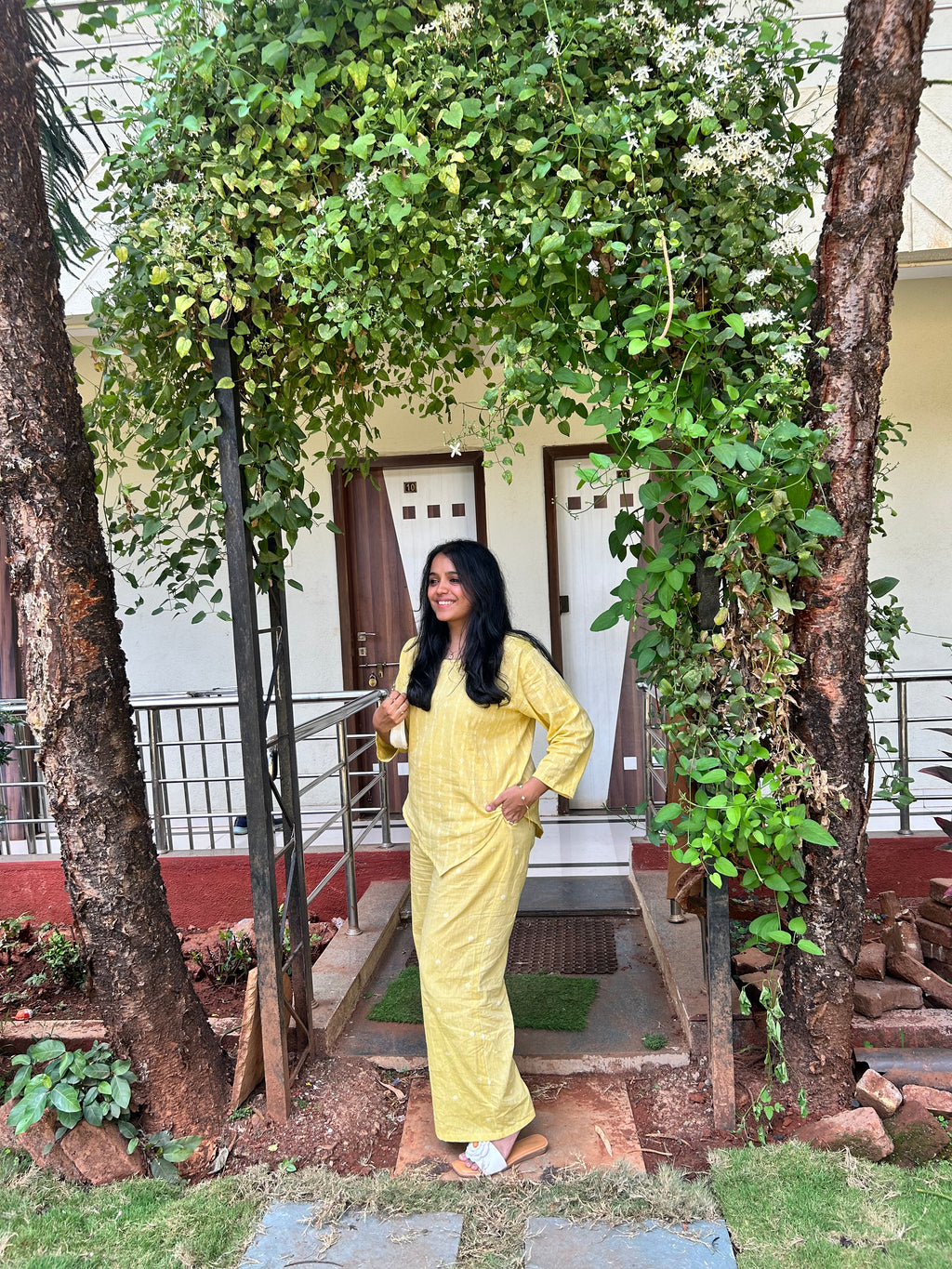 The Buttercup Jamdani Co-ord Set