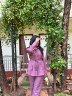The Mauve Linen Co-ord Set