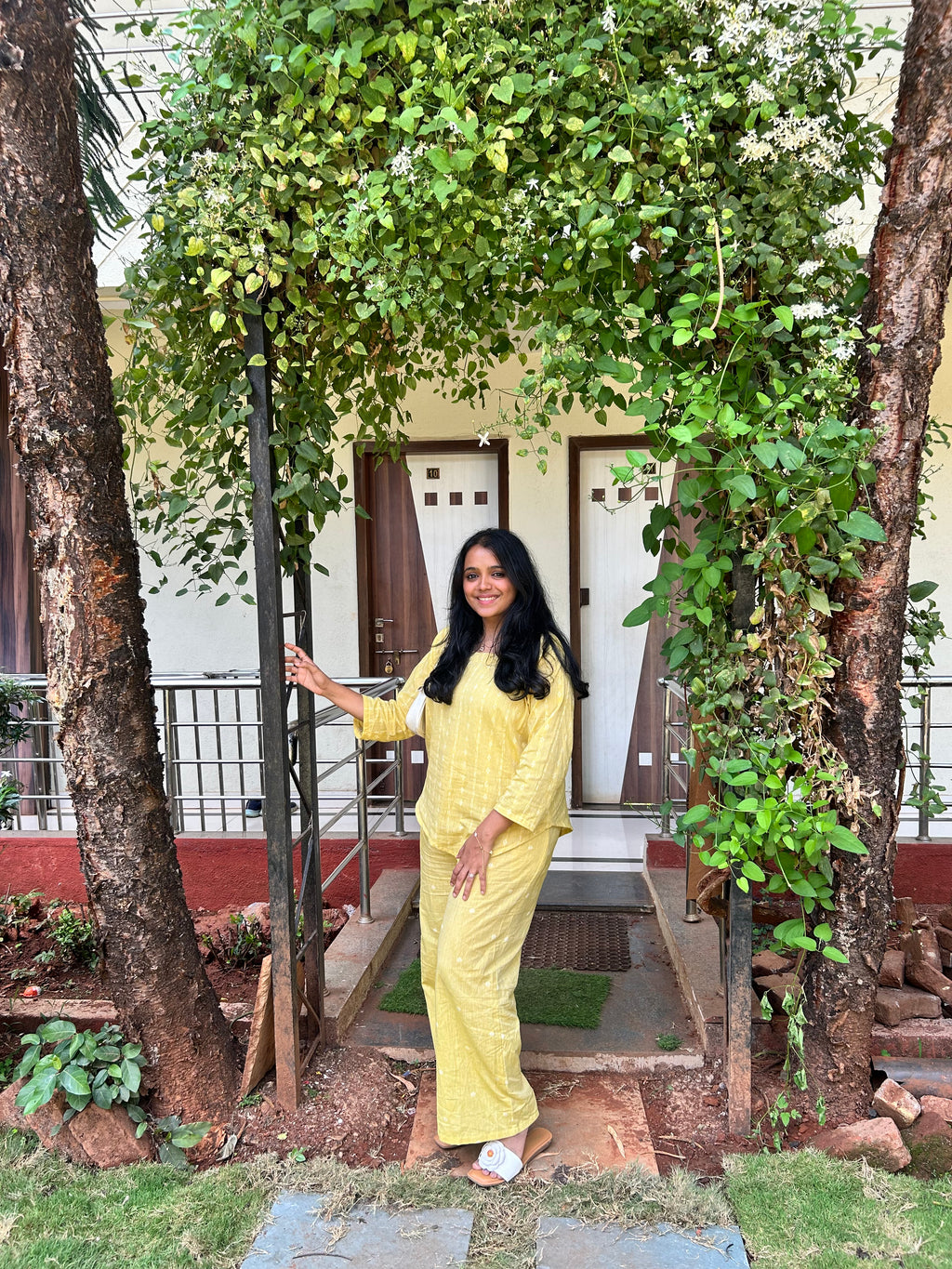 The Buttercup Jamdani Co-ord Set