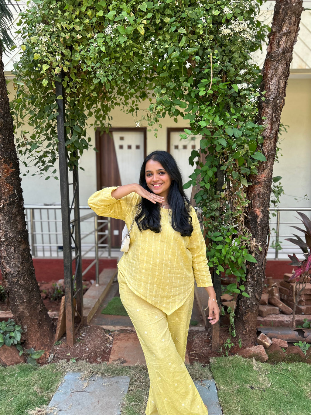 The Buttercup Jamdani Co-ord Set