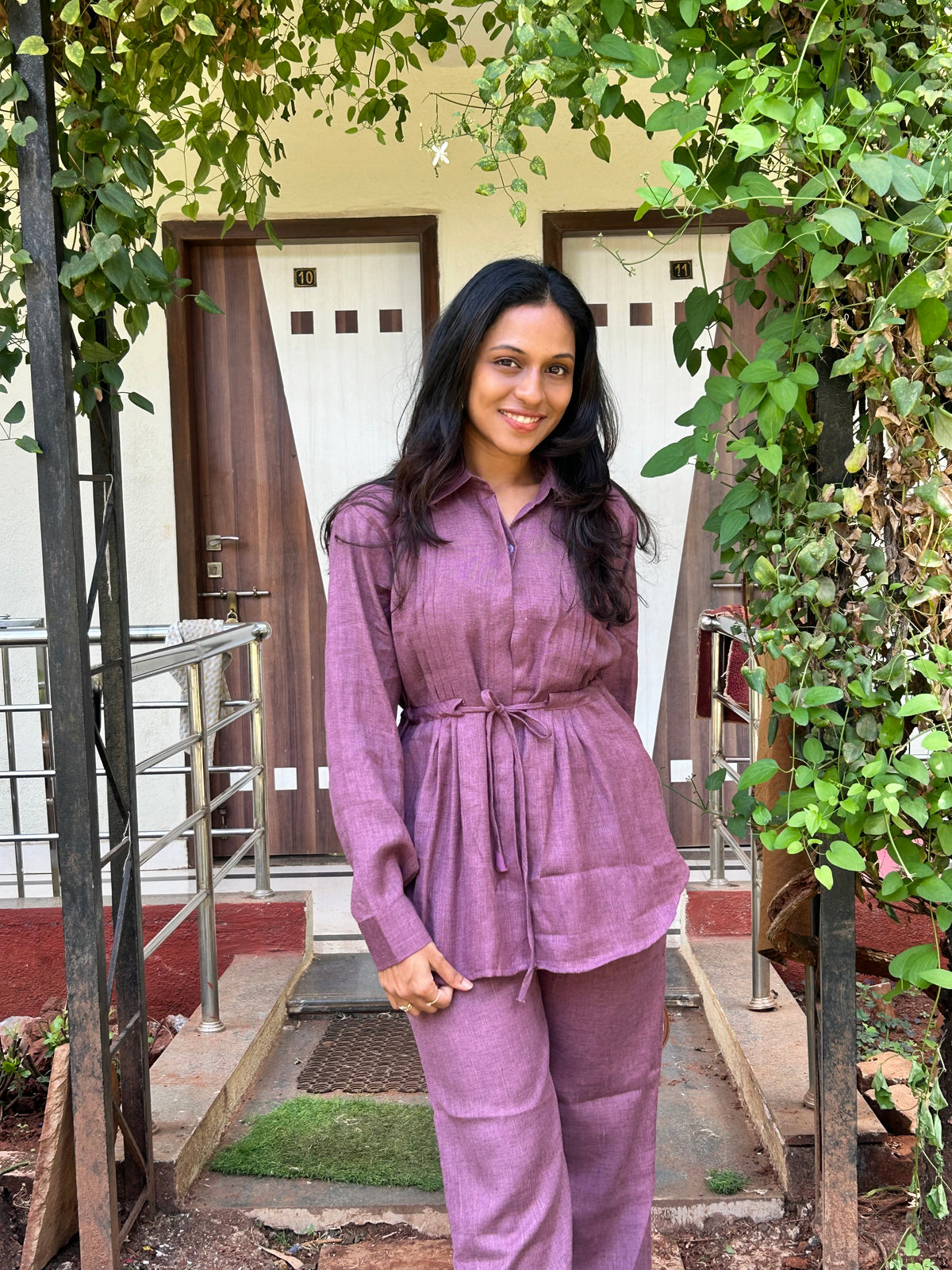 The Mauve Linen Co-ord Set