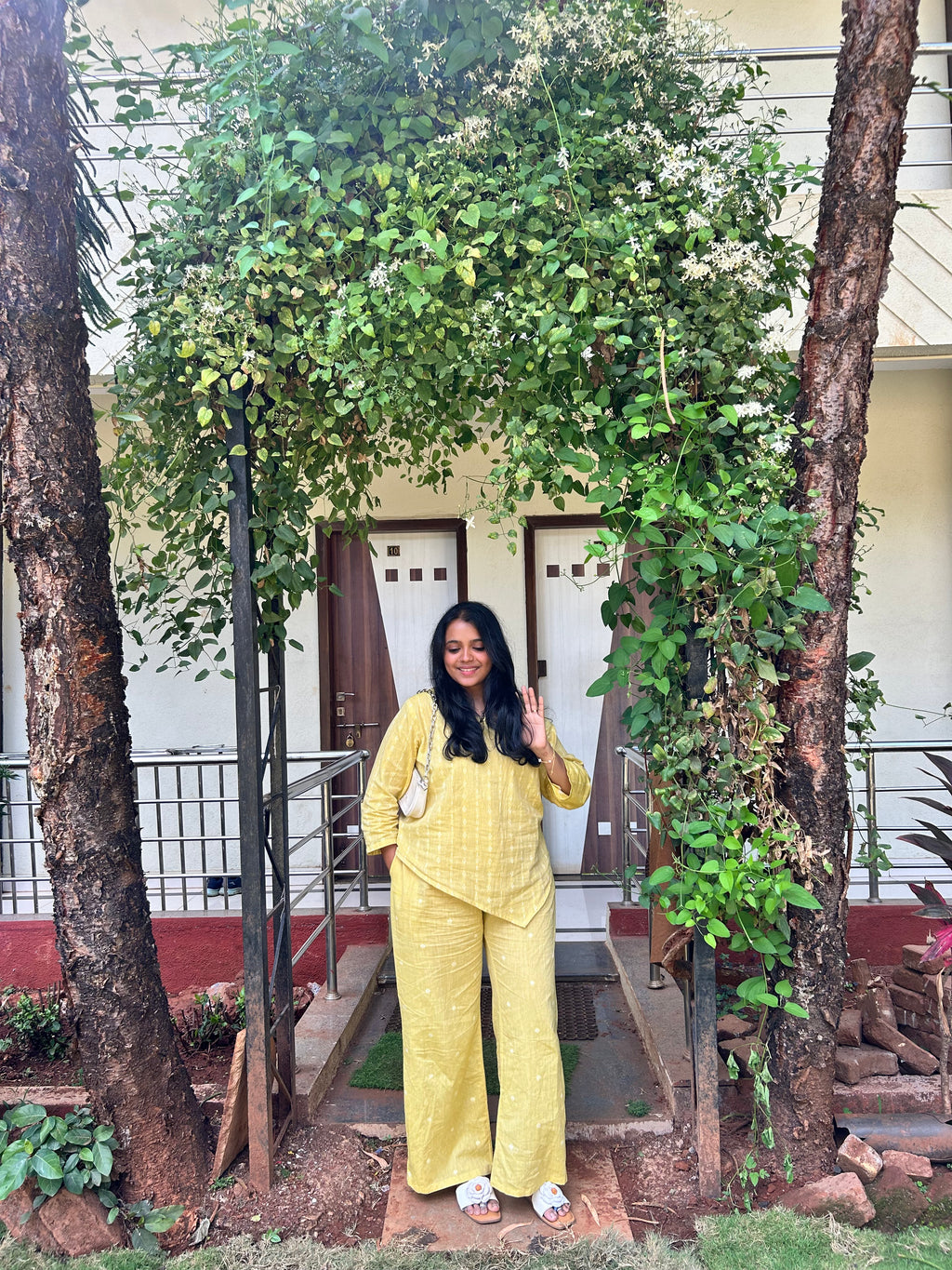 The Buttercup Jamdani Co-ord Set