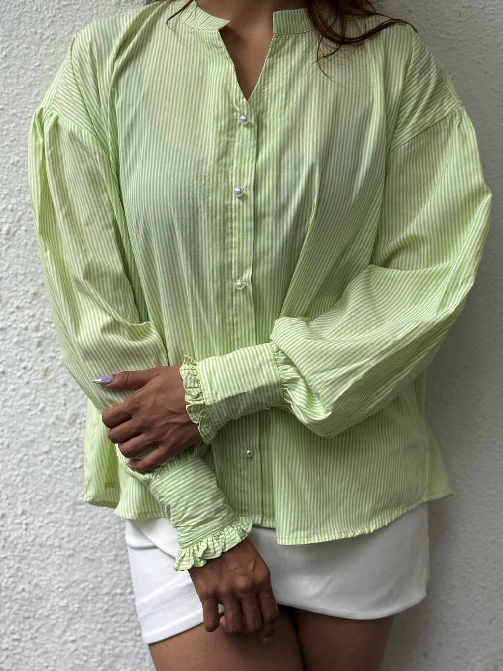 Pearl Green Top for Women | Everyday Wear - LoveForTextile