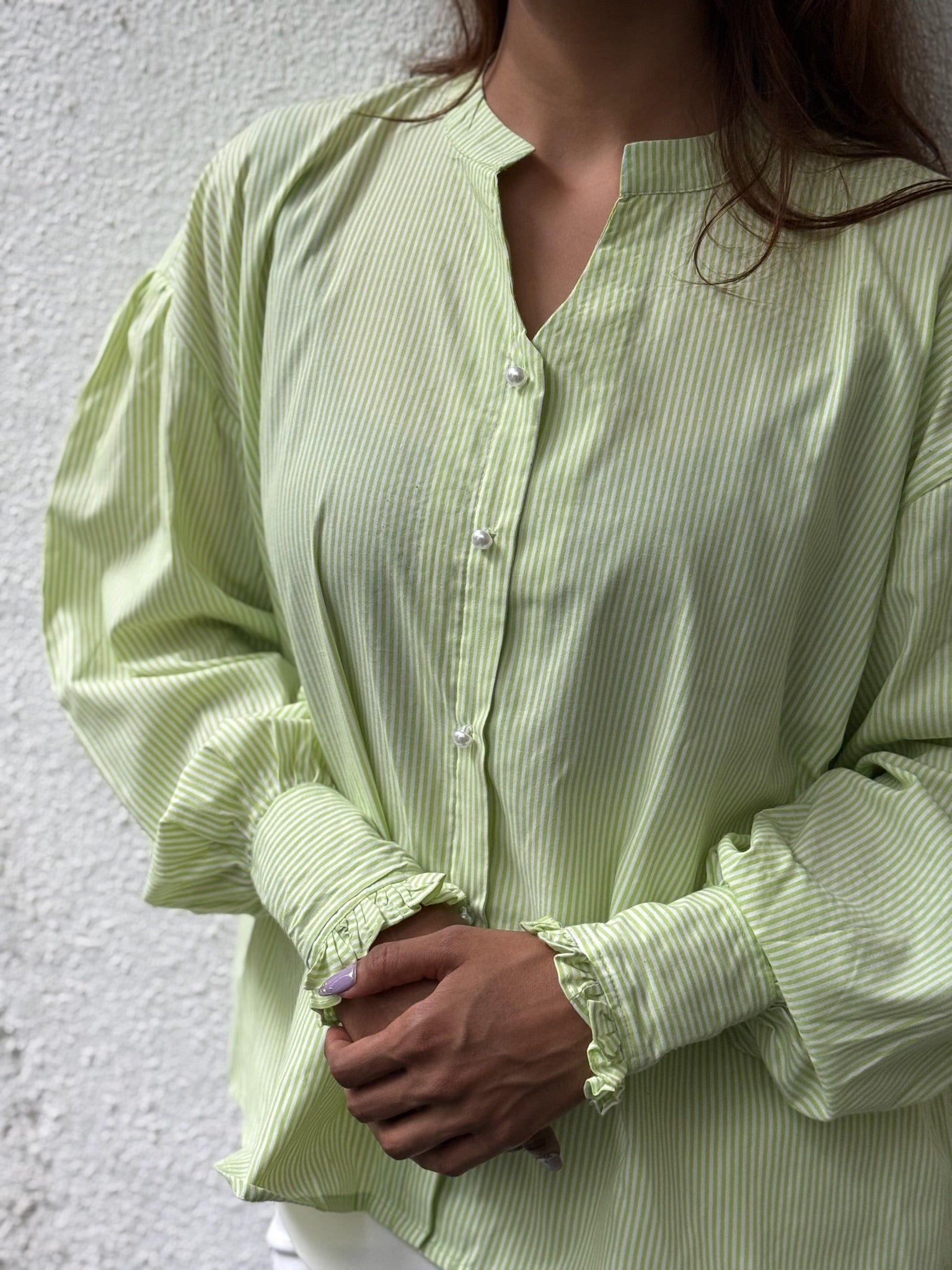 Pearl Green Top for Women | Everyday Wear - LoveForTextile