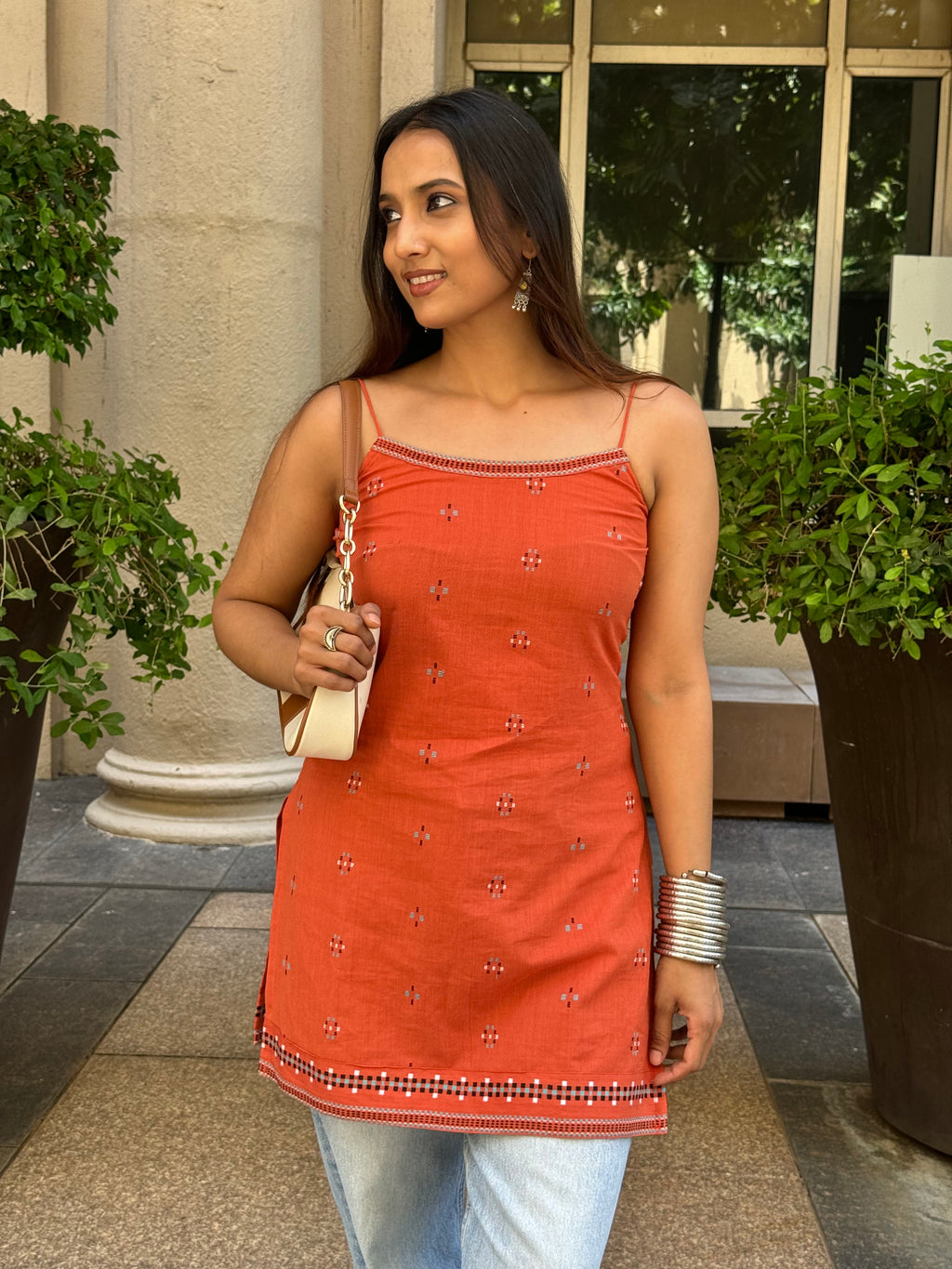 Rusty orange tunic