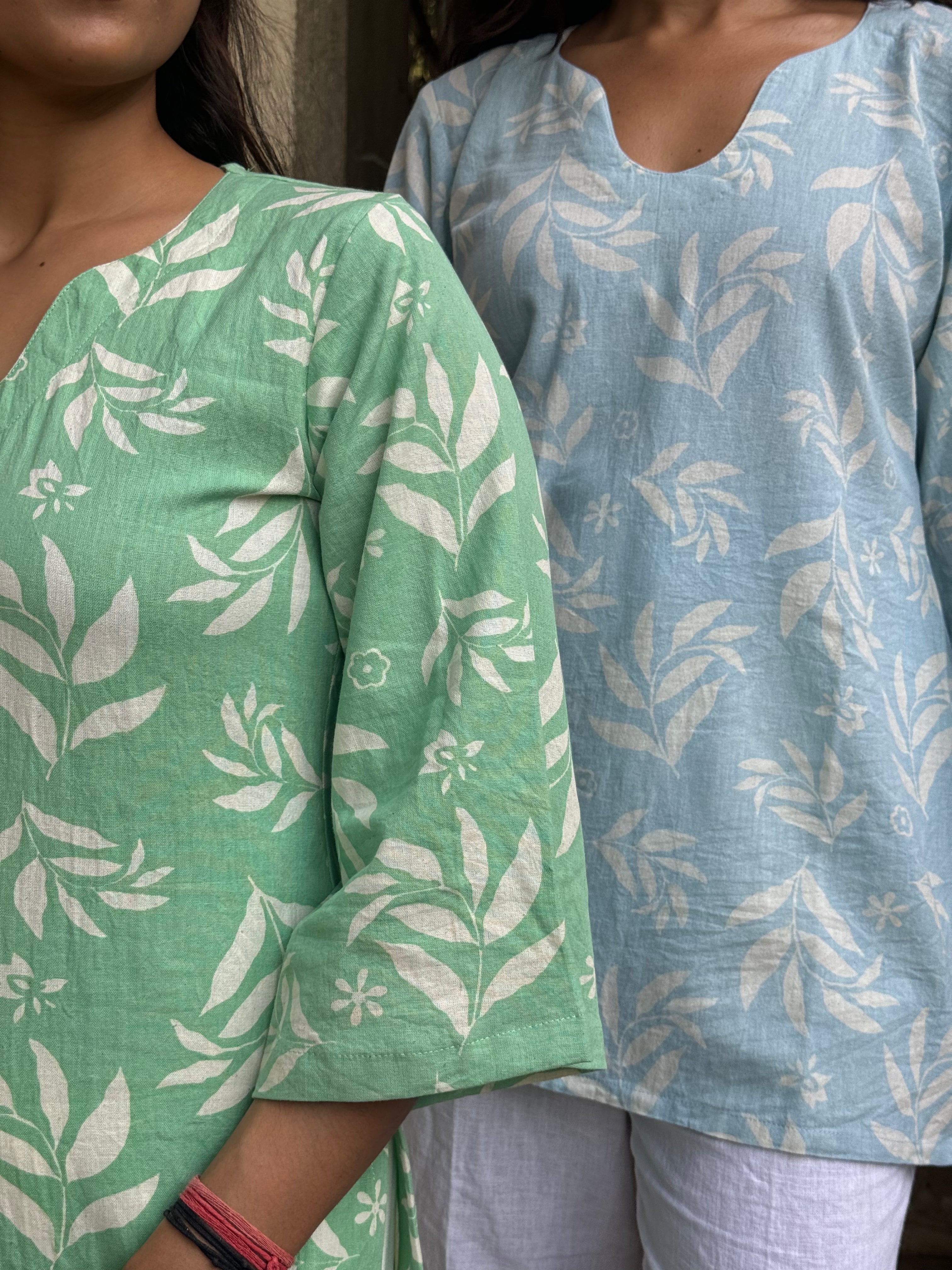 Printed summer breeze tunic