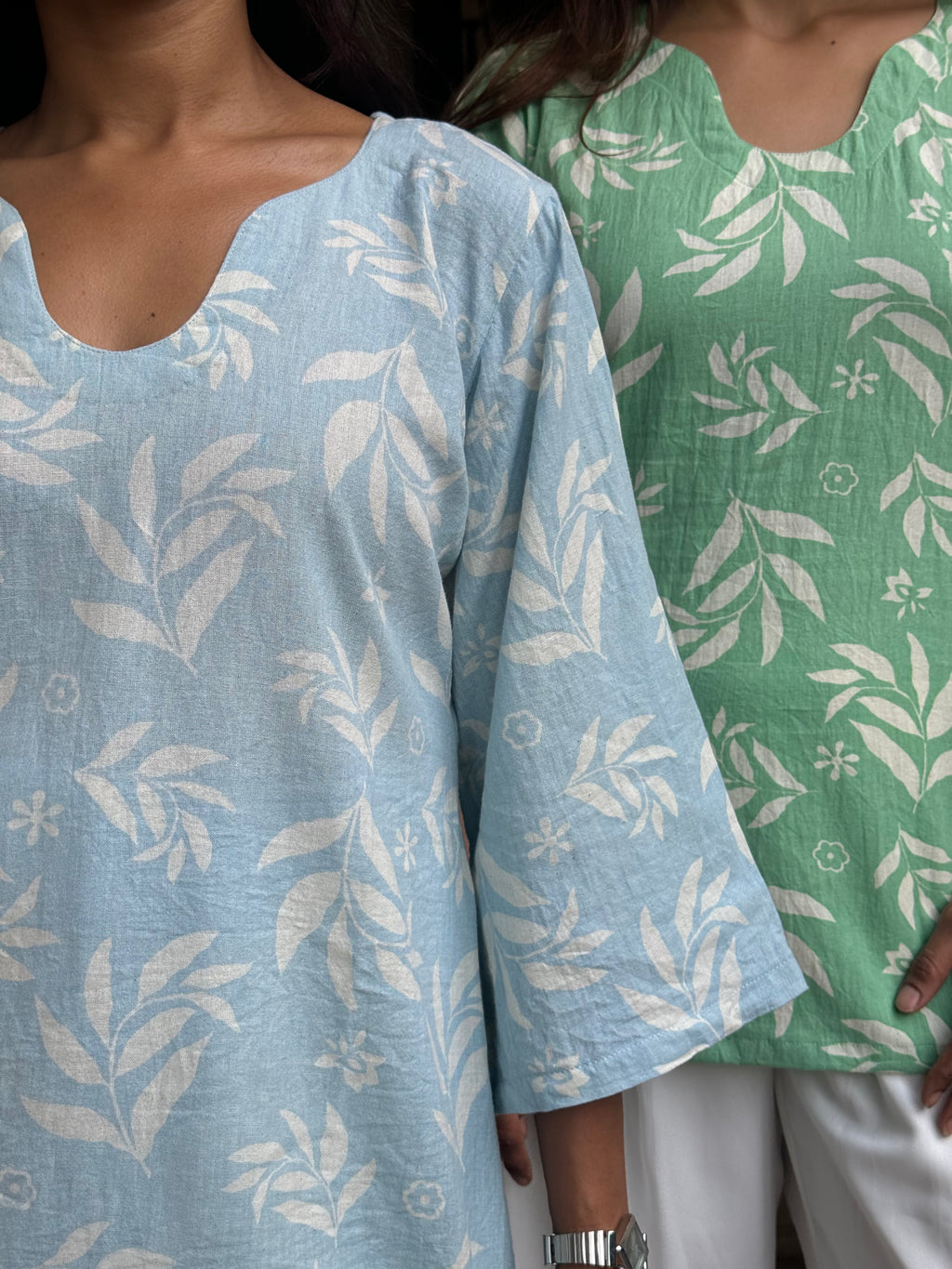 Printed summer breeze tunic