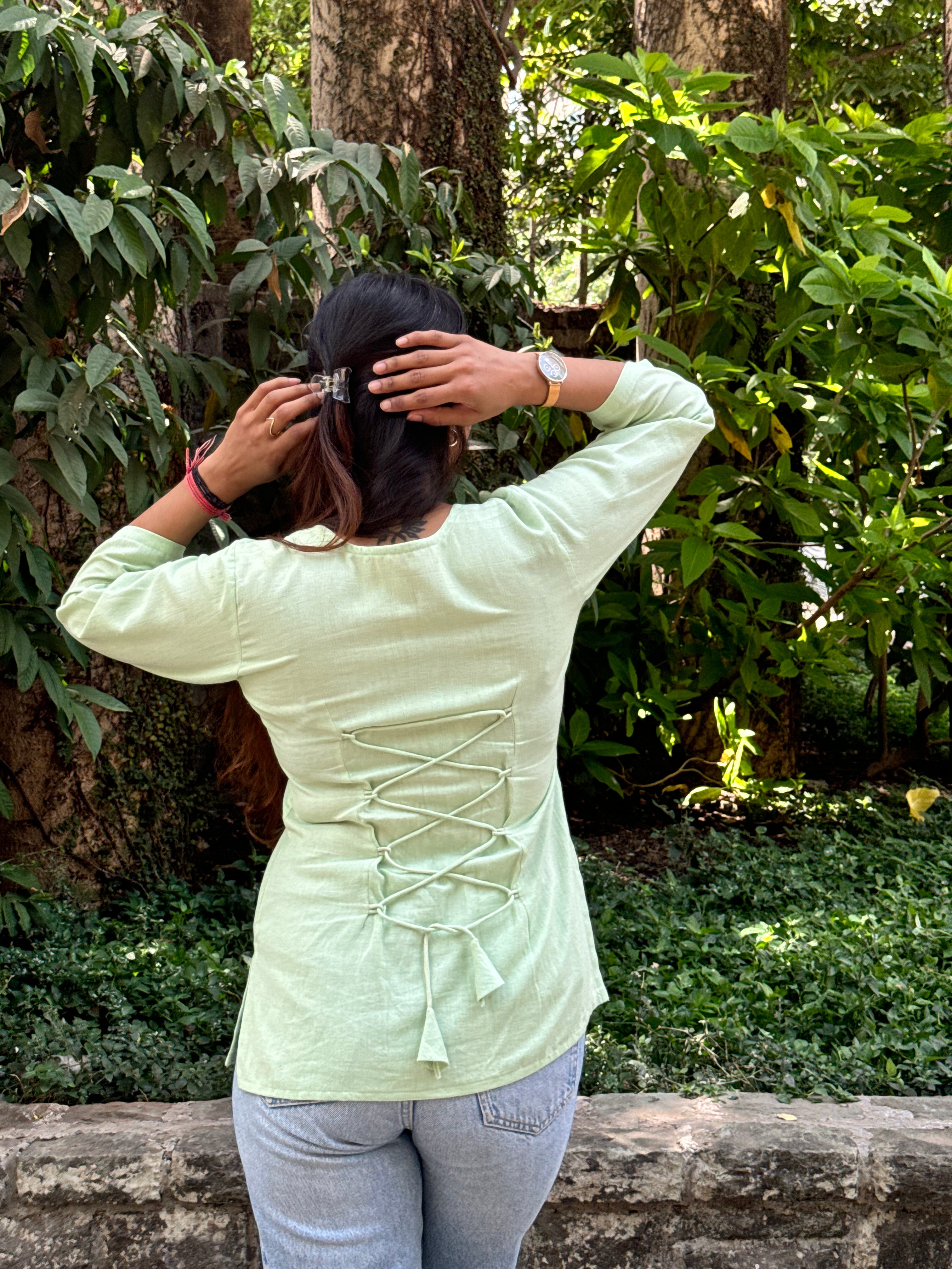 the corset back everyday tunic