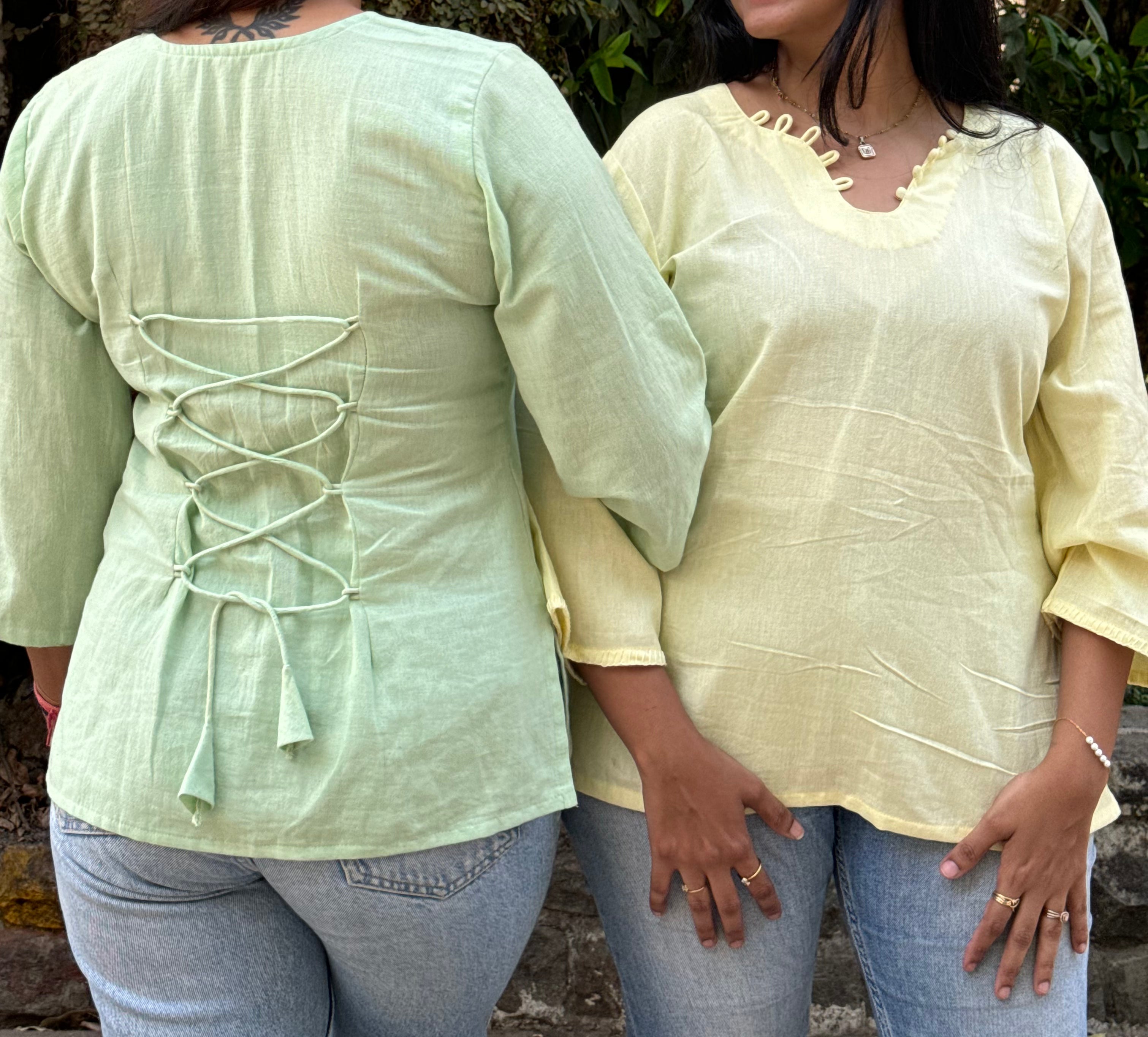 the corset back everyday tunic