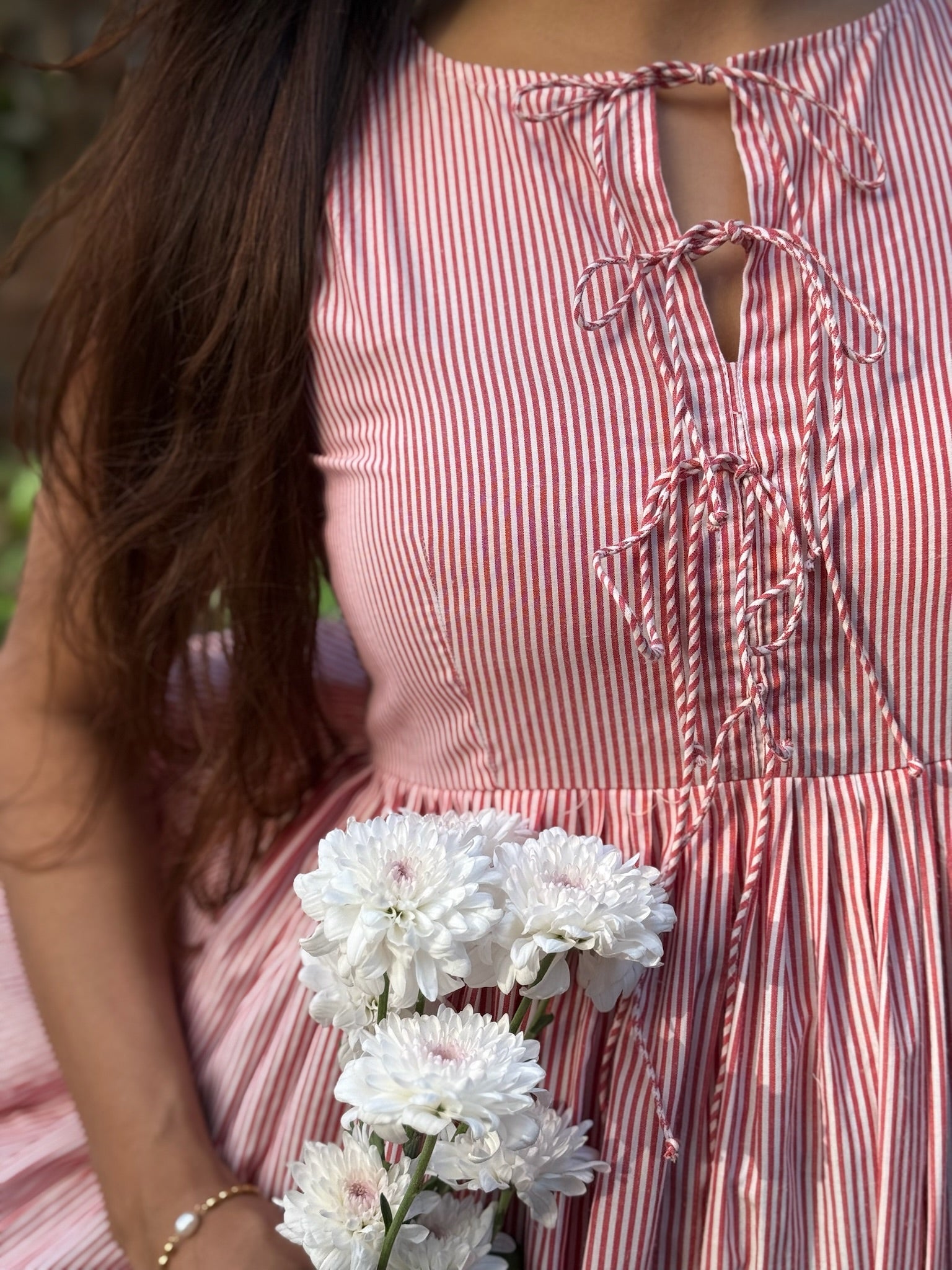Stripe Summer Dress | Casual Dress - LoveForTextile