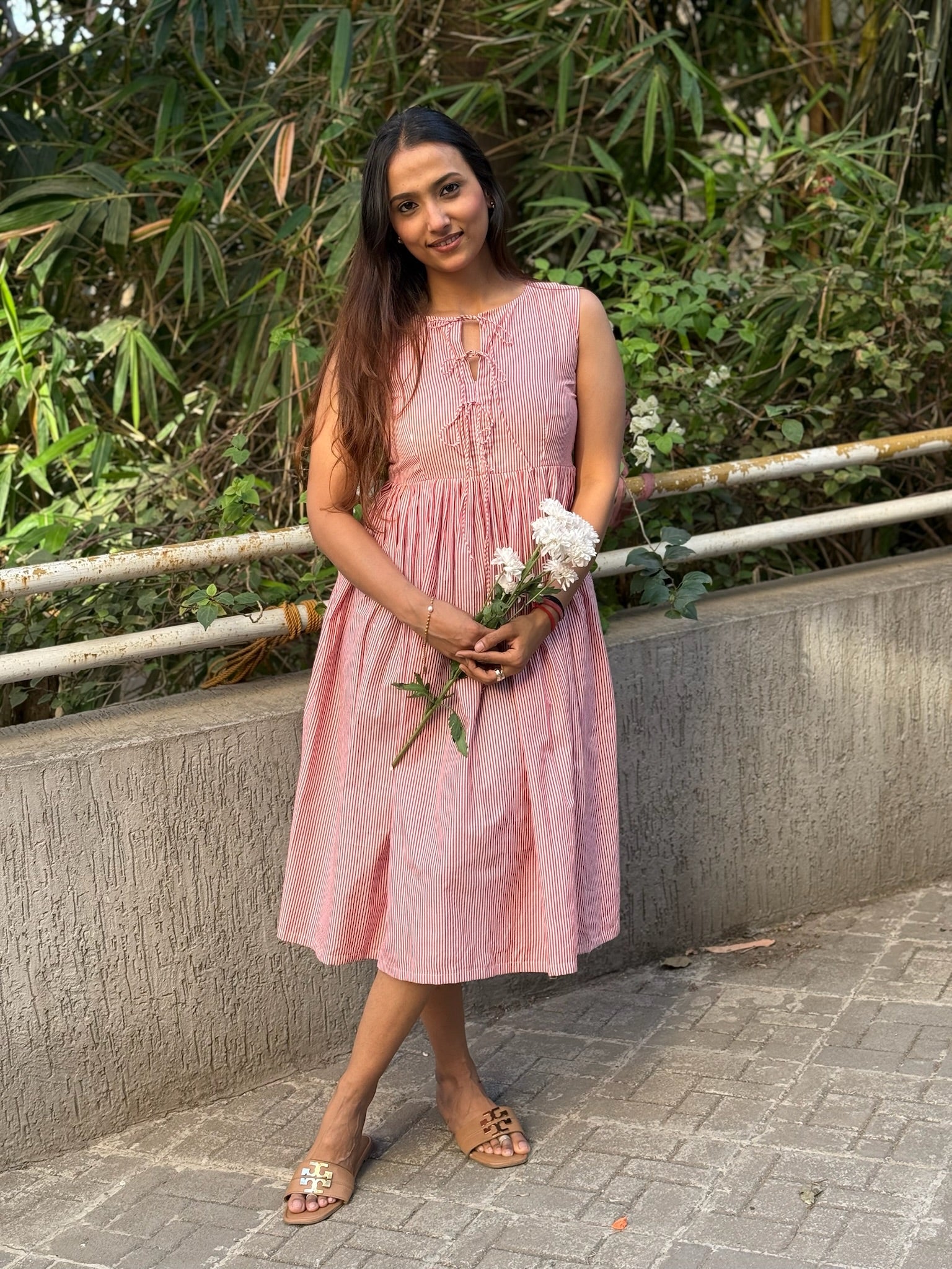 Stripe Summer Dress | Casual Dress - LoveForTextile