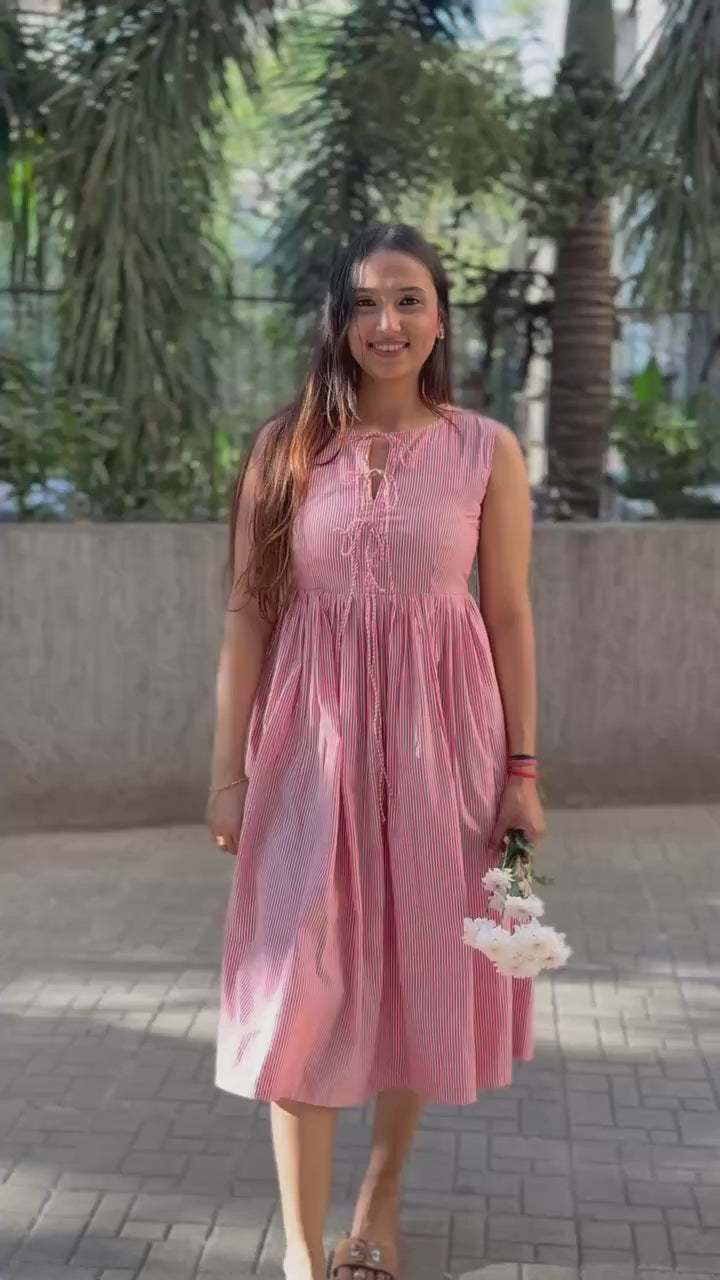 Stripe Summer Dress | Casual Dress