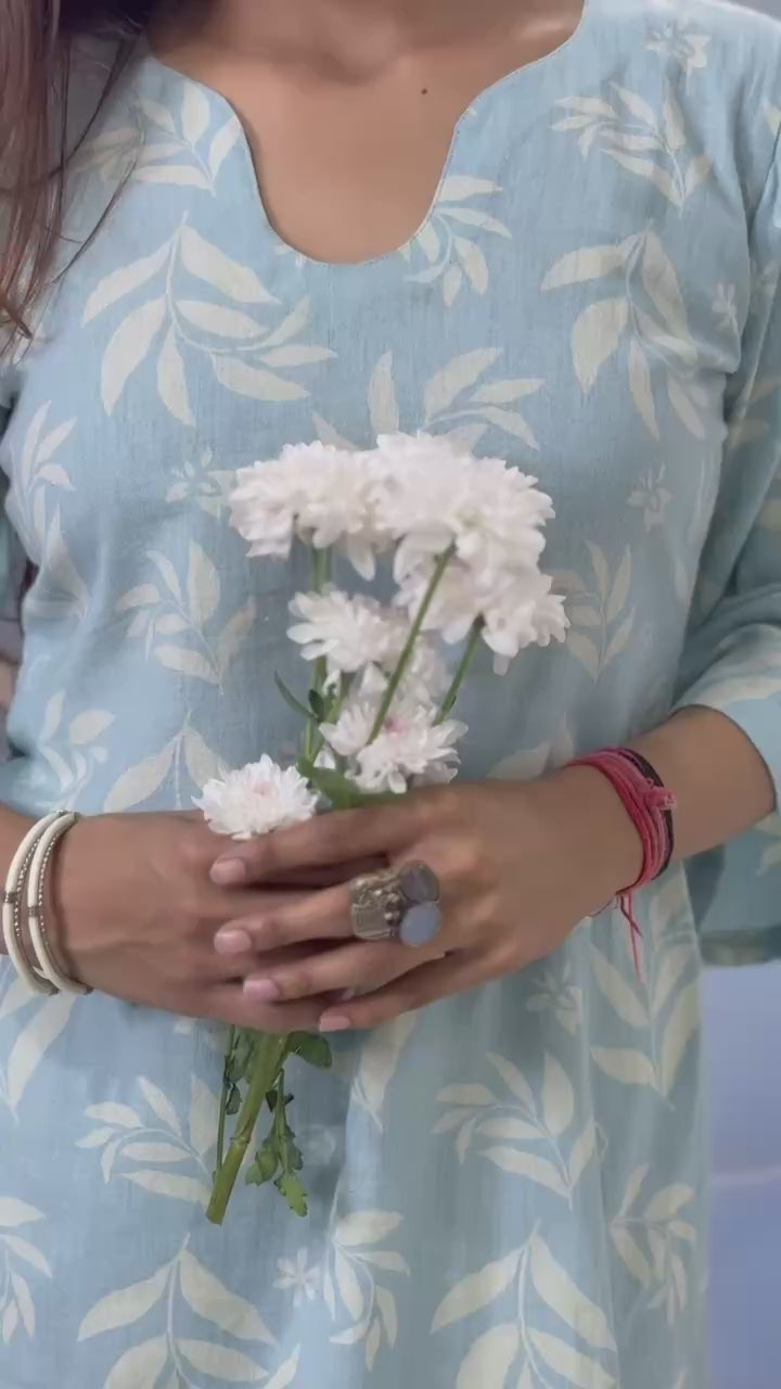 Printed summer breeze tunic